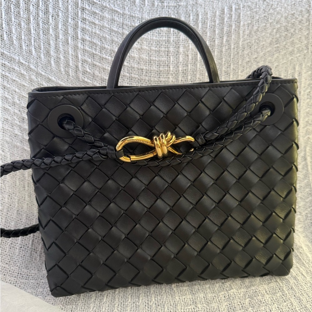 Bottega Veneta Small Andiamo in black